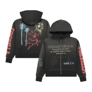 Coachella 1999 Studded Zippy Hoodie