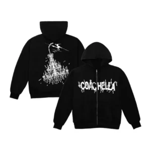 Coachella On The Gobi Zip Hoodie