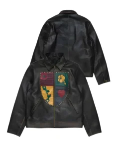 Denim Tears Libertas Crest Leather Jacket