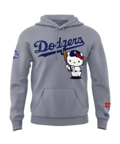 Alternative view of Dodgers Hello Kitty Hoodie 2026