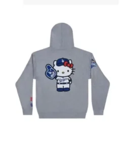 Alternative view of Dodgers Hello Kitty Hoodie