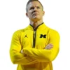 Dusty May Wolverines Quarter-Zip Pullover Jacket