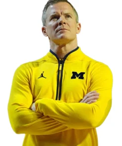 Dusty May Wolverines Quarter-Zip Pullover Jacket