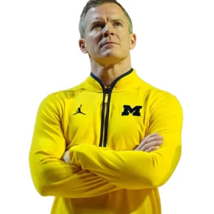 Dusty May Wolverines Quarter-Zip Pullover Jacket