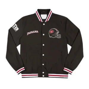 Indiana Hoosiers Blackout Bomber Jacket