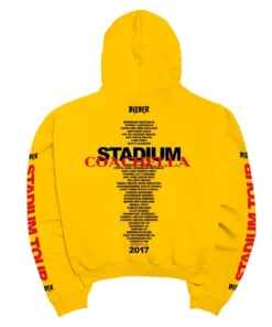 Justin Bieber Coachella Weekend 2 SKYLRK Yellow Hoodie - Image 3