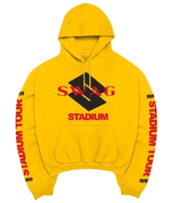 Alternative view of Justin Bieber Coachella Weekend 2 SKYLRK Yellow Hoodie