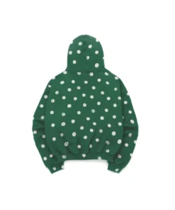 Alternative view of Justin Bieber Skylrk Green Polka Dot Hoodie