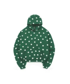 Justin Bieber Skylrk Green Polka Dot Hoodie