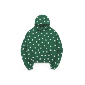 Justin Bieber Skylrk Green Polka Dot Hoodie