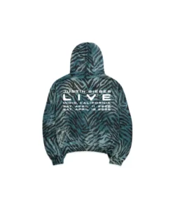 Alternative view of Justin Bieber Skylrk Zebra Hoodie