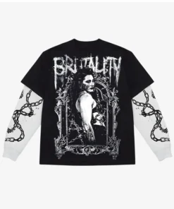 Alternative view of Rhea Ripley Chain Long Sleeve T-Shirt
