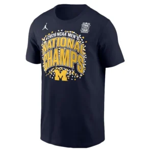 Michigan Wolverines 2026 NCAA National Champions Confetti Celebration T-Shirt