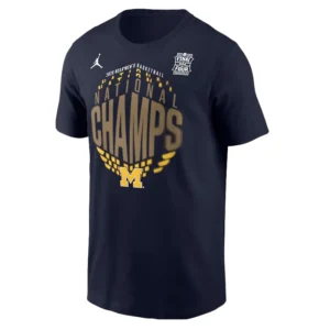 Michigan Wolverines 2026 NCAA National Champions Locker Room T-Shirt