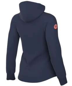 Alternative view of Women Nike Barça Tech Fleece Blue Hooded Jacket