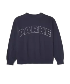 Parke x Target Mockneck Navy Blue Sweatshirt