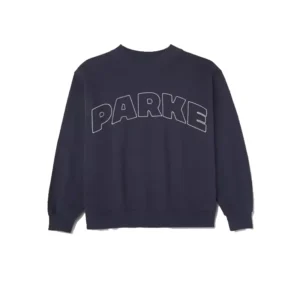 Parke x Target Mockneck Navy Blue Sweatshirt