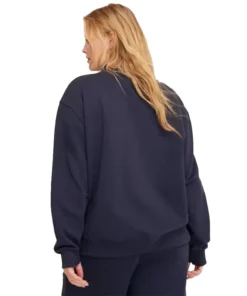 Parke x Target Mockneck Navy Blue Sweatshirt - Image 3