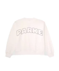 Parke x Target Mockneck White Sweatshirt