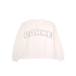 Parke x Target Mockneck White Sweatshirt