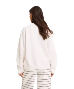 Parke x Target Mockneck White Sweatshirt - Image 3