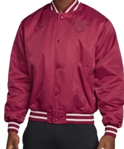 FC Barcelona Red Barca Varsity Jacket