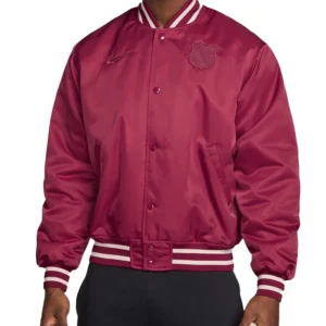 FC Barcelona Red Barca Varsity Jacket