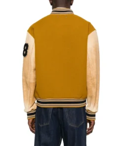 Alternative view of Golden Goose Leather Sleeved Jacket