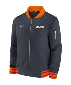 Alternative view of San Diego Padres 2026 City Connect Bomber Jacket
