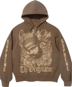 Supreme x DJ Screw SS26 Zip Up Hooded Sweatshirt