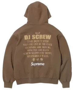 Alternative view of Supreme x DJ Screw SS26 Zip Up Hooded Sweatshirt