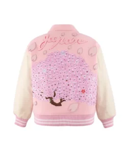 Alternative view of Japan Mononoke Made Varsity Jacket