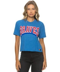 Aviator Nation Atlanta Braves Boyfriend Tee - Image 3