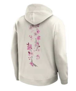 Alternative view of Formula 1 Cherry Bloom Beige Fleece Hoodie