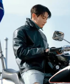 Jungkook Calvin Klein Leather Jacket - Image 5