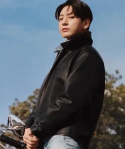 Jungkook Calvin Klein Leather Jacket - Image 4