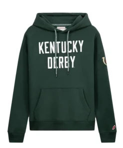 Kentucky Derby Hunter Tri-Blend Green Hoodie