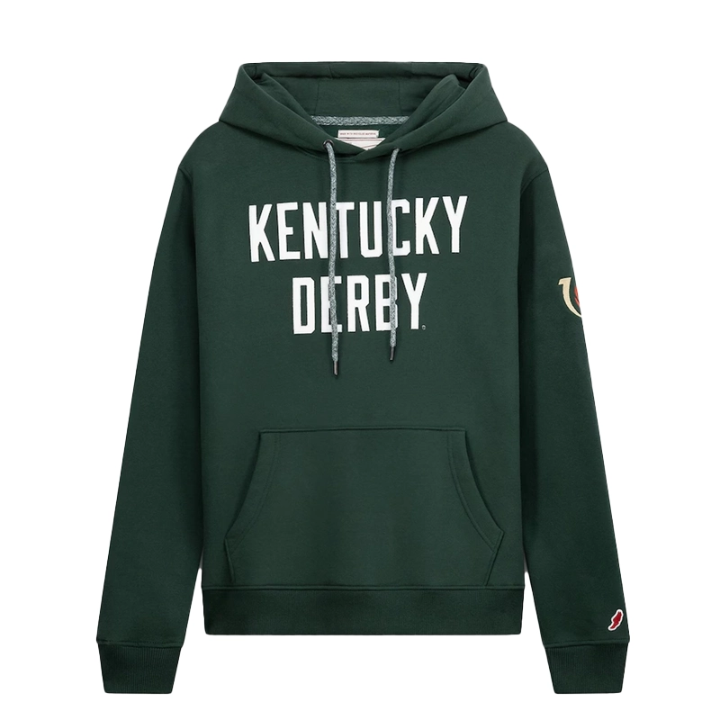 Kentucky Derby Hunter Tri-Blend Green Hoodie