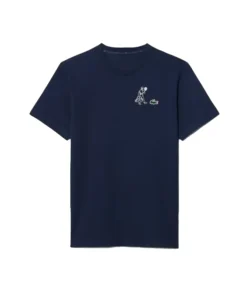 Lacoste Ultra Dry Printed Tennis T-Shirt