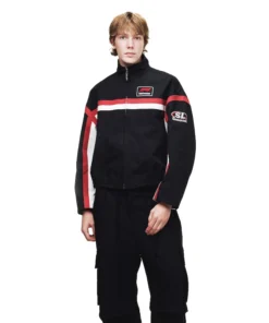 Alternative view of Nahmias F1 Moto Bomber Jacket