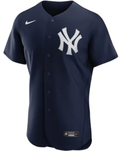 Alternative view of New York Yankees Nike Navy Team Jersey