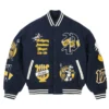 Palace Skateboards Wolfgang Varsity Jacket Navy
