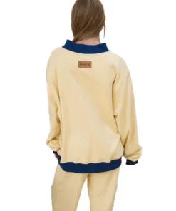 Alternative view of Parka Two Tone Classic Yellow Mockneck