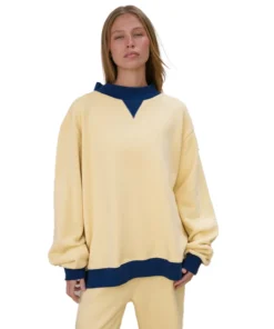 Parka Two Tone Classic Yellow Mockneck