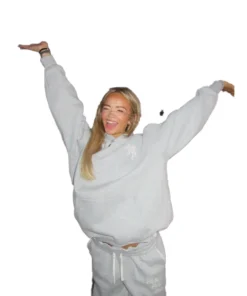 Pink Palm Puff Lacy Hoodie - Image 7