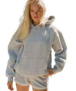 Pink Palm Puff Lacy Hoodie - Image 9