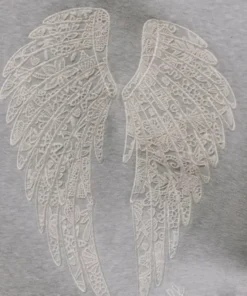 Pink Palm Puff Lacy Hoodie - Image 4