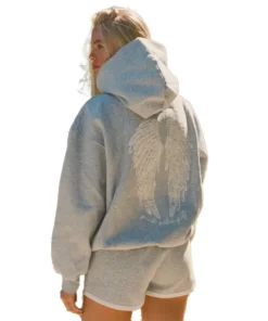 Pink Palm Puff Lacy Hoodie - Image 10