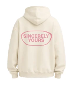Alternative view of Sincerely Yours Gloss Pocket Hoodie