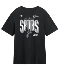 San Antonio Spurs Fanatics Black 2026 NBA Finals T-Shirt